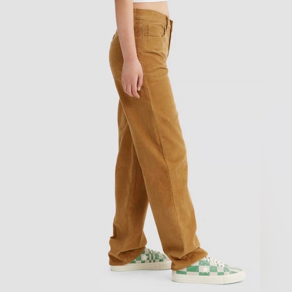 Levi's Women's 94 Baggy ,Corduroy Jeans - Tan - Picture 2 of 10